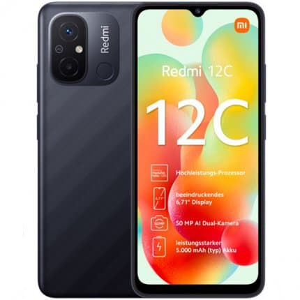 Смартфон Redmi 12C 6.71″ 3Gb, 64Gb, серый графит— фото №0