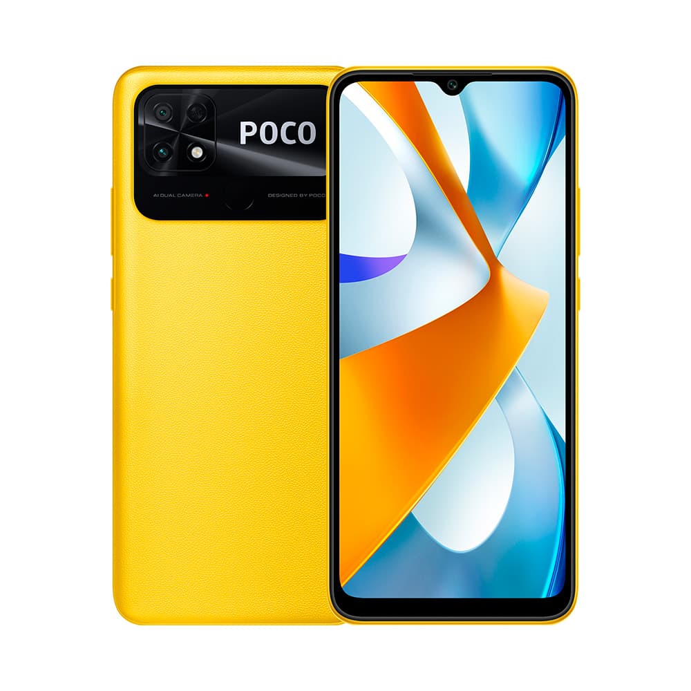 Смартфон POCO C40 6.71″ 4Gb, 64Gb, желтый— фото №0