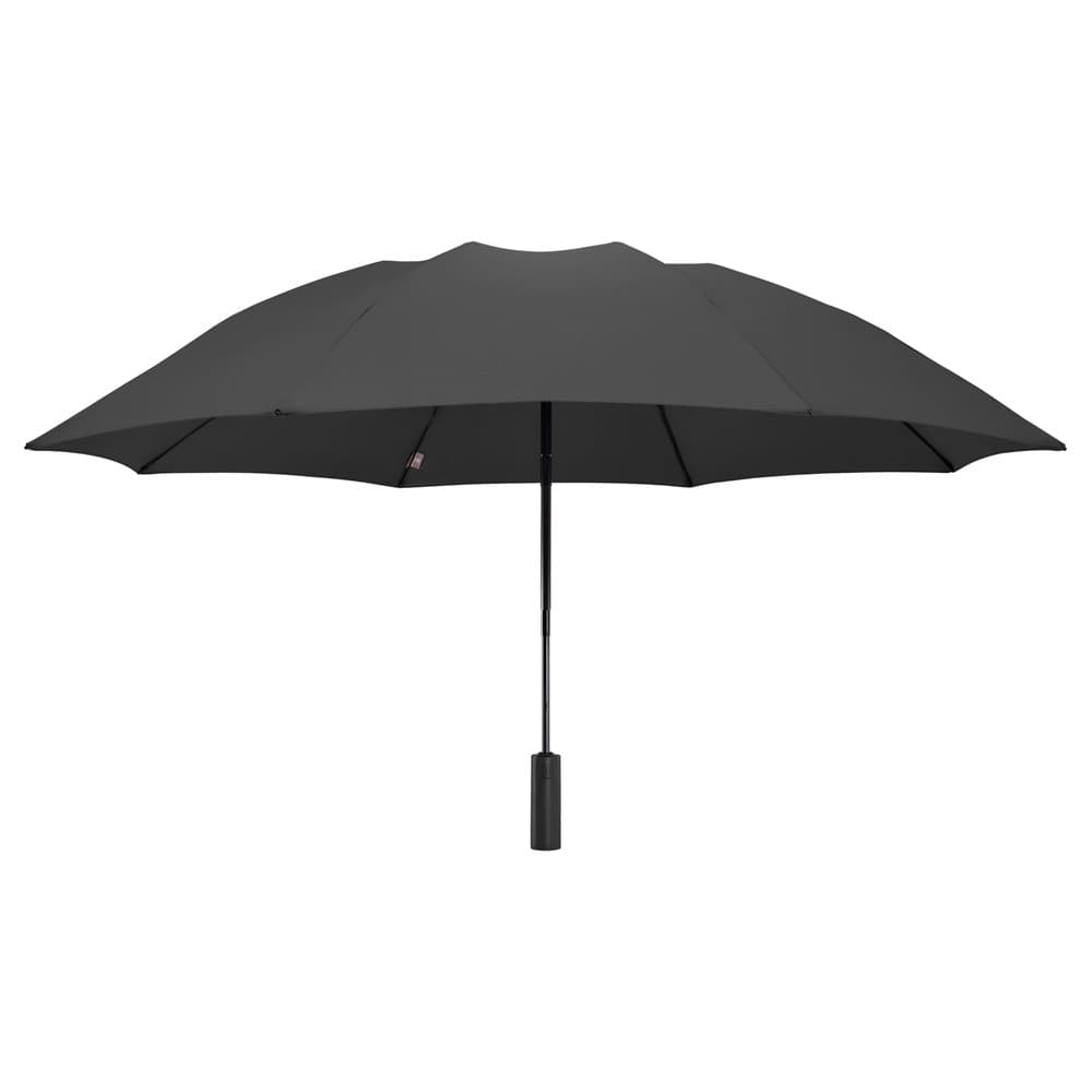 Зонт Ninetygo обратного складывания со светодиодной подсветкой, черный— фото №3