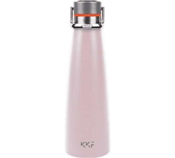 Термобутылка KissKissFish Smart vacuum bottle, розовый— фото №0