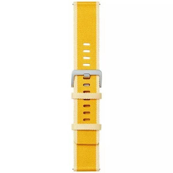 Ремешок Xiaomi Watch S1 Active Braided Nylon Strap желтый— фото №0