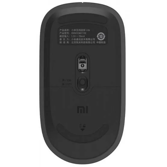 Мышь Xiaomi Wireless Mouse Lite, беспроводная, черный— фото №4