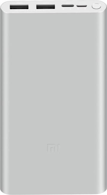 Внешний аккумулятор Xiaomi Mi 18W Fast Charge Power Bank 3 10000 мАч, серебристый— фото №0