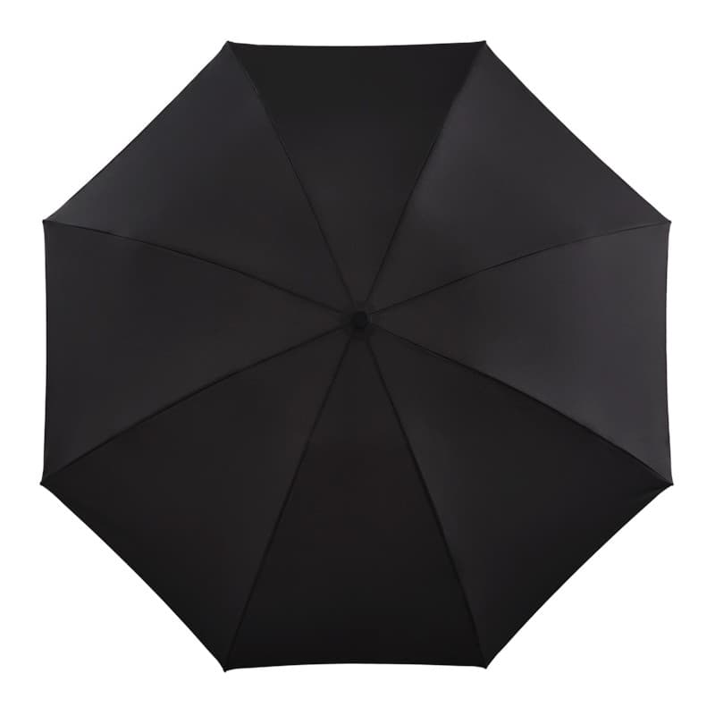 Зонт Ninetygo обратного складывания со светодиодной подсветкой, черный— фото №2